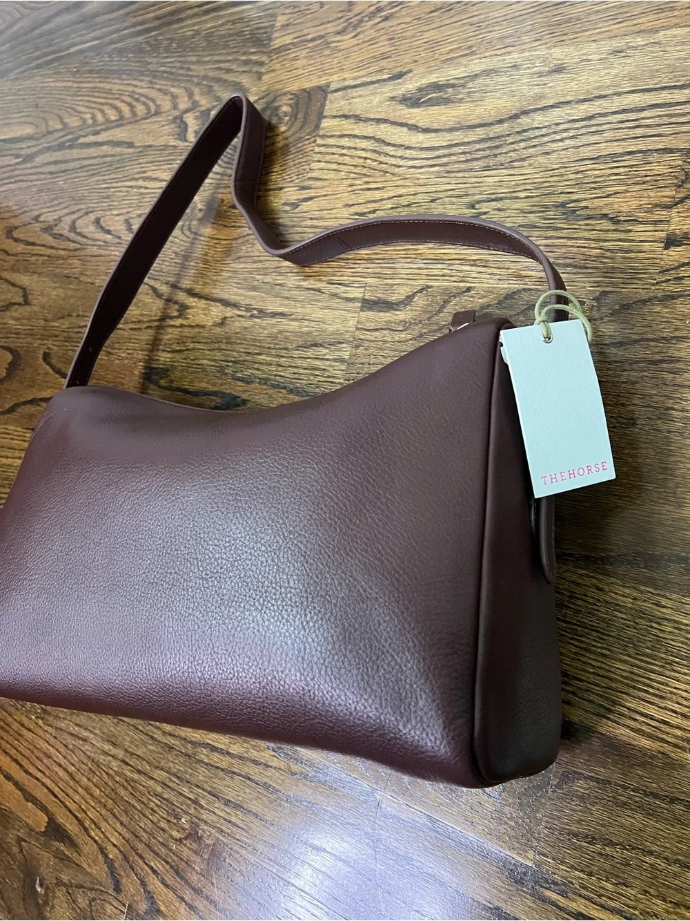 The Horse Lottie Brown Leather Shoulder Bag - Picture 6 of 16